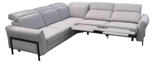 Coltar extensibil cu 2 reclinere Mellow din piele