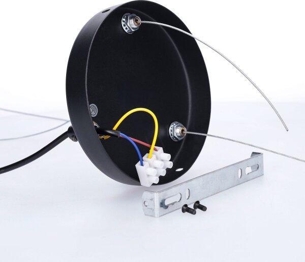 BRILAGI - Lustru suspendat cu cablu SELE 6xGU10/30W/230V negru