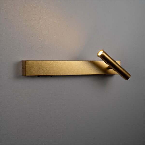 BRILAGI - Aplică de perete tip spot ARLIX LED/3W/230V + LED/7W, finisaj auriu, CRI 90