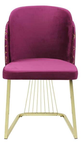 Scaun Ilona Bordo Gold