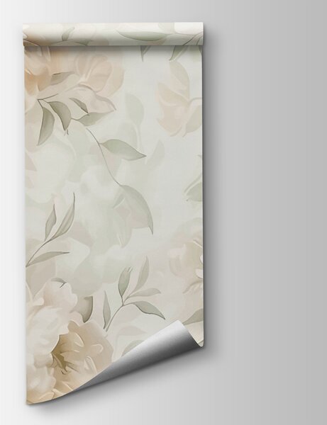 Fototapet Motive florale elegante în nuanțe delicate, Fototapet natură, Fototapet populare, w07892 - Tapeko.ro