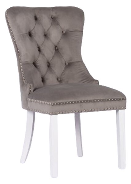 Scaun Living KJC005 Gri/Alb