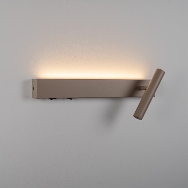 BRILAGI - Aplică de perete tip spot ARLIX LED/3W/230V + LED/7W bej CRI 90