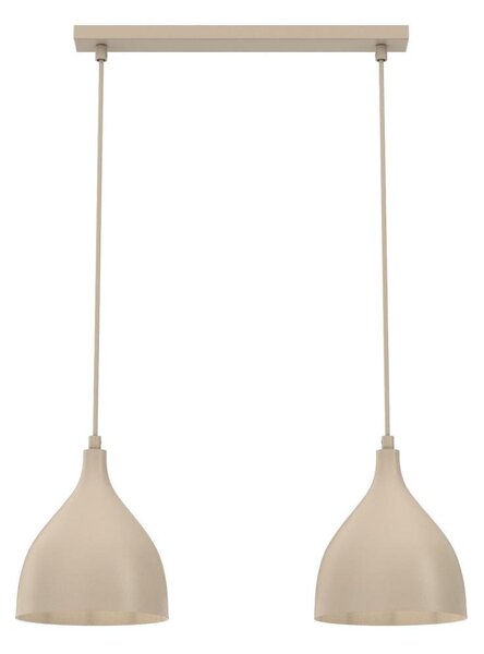 Lustră pe cablu NOAK CLASSIC 2xE27/15W/230V bej