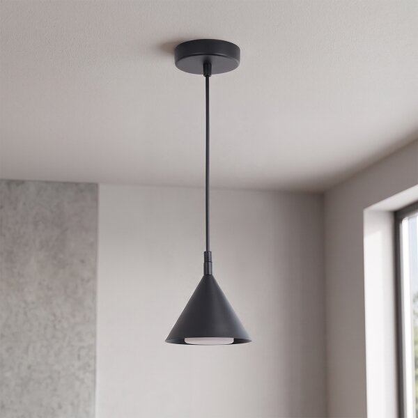 BRILAGI - LED Lustră pe cablu CONE SINGLE 1xGX53/15W/230V neagră