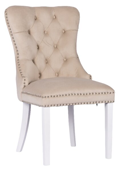 Scaun Living KJC005 Bej/Alb