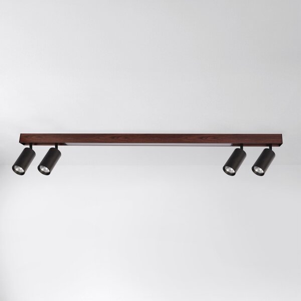 BRILAGI - Spot LED SELE 4xGU10/30W/230V + LED/25W negru/decor cu cireșe