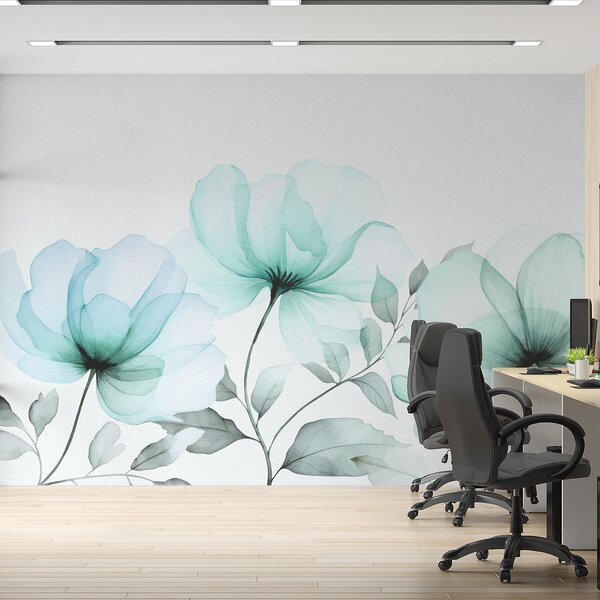Fototapet Flori delicate în nuanțe liniștitoare, Fototapet natură, Fototapet populare, w07956v1 - Tapeko.ro