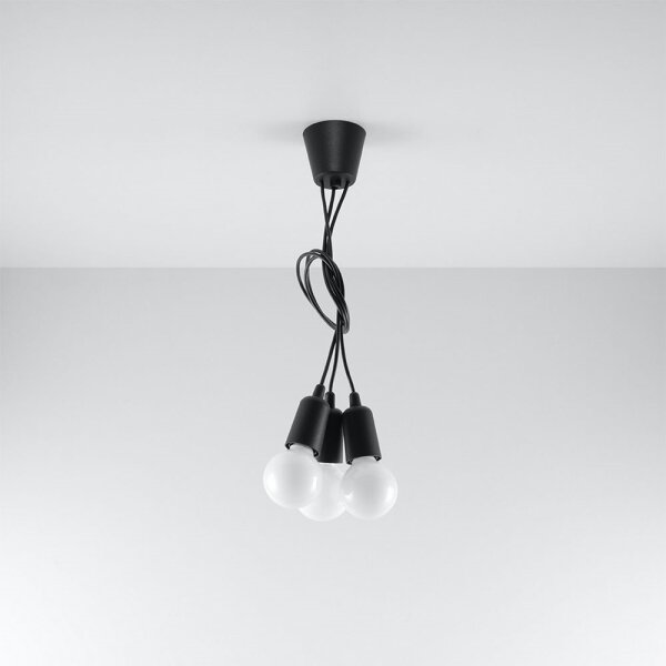 Lustră pe cablu DIEGO 3xE27/60W/230V