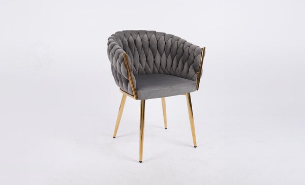Scaun Living Tapitat KJC12 Gri
