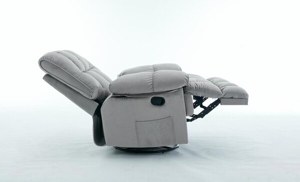 Fotoliu Rotativ cu Recliner KJC4423 Gri