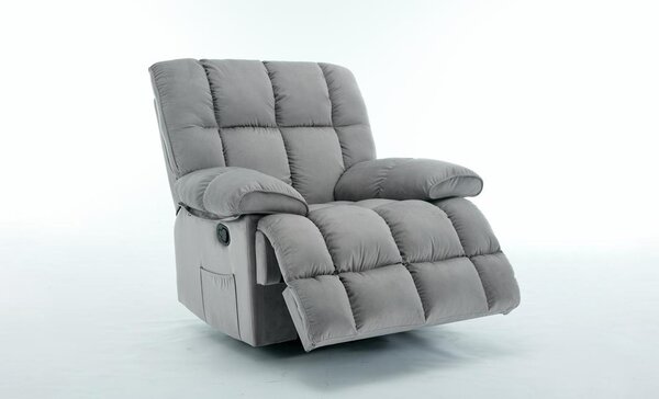 Fotoliu Rotativ cu Recliner KJC4423 Gri