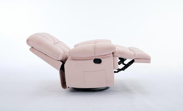 Fotoliu Rotativ cu Recliner KJC4423 Roz