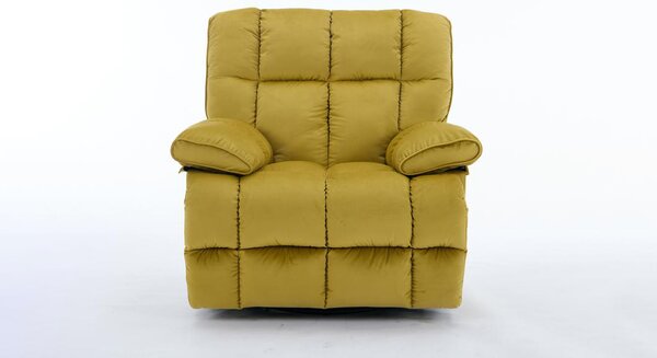 Fotoliu Rotativ cu Recliner KJC4423 Mustar