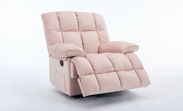 Fotoliu Rotativ cu Recliner KJC4423 Roz