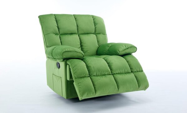 Fotoliu Rotativ cu Recliner KJC4423 Verde