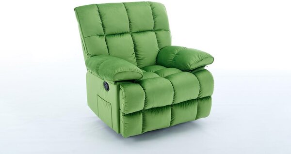 Fotoliu Rotativ cu Recliner KJC4423 Verde