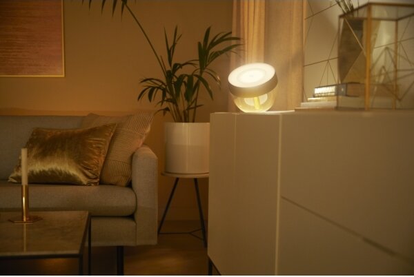 Philips Hue IRIS LED lampă de birou RGB dimabilă, 8,2W, 230V, aurie