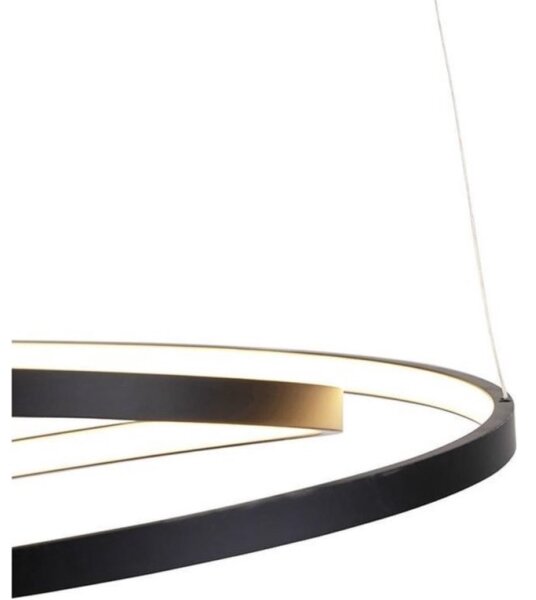 Lustră LED dimabilă pe cablu ROMAN LED/30W/230V neagră Paul Neuhaus 2472-18