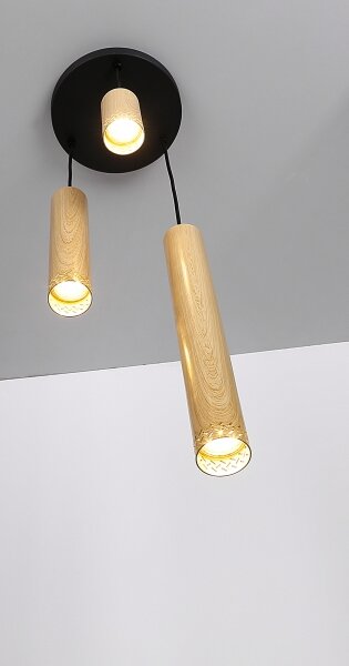 Lustră pe cablu TUBO 3xGU10/25W/230V