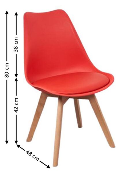 Scaun Living J900 Rosu