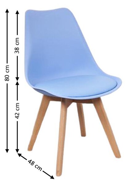 Scaun Living J900 Albastru