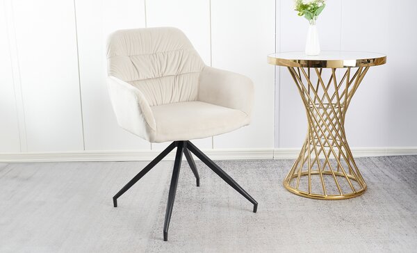 Scaun Living Tapitat KJC4345 Bej
