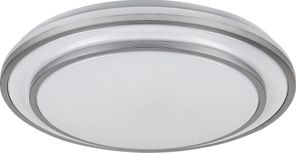 Rabalux 2131 - Plafonieră LED dimabilă LUPITA LED/40W/230V argintie + telecomandă