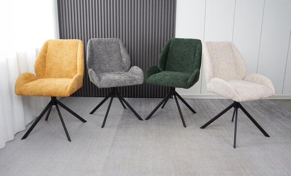 Scaun Living Tapitat KJC4347 Gri