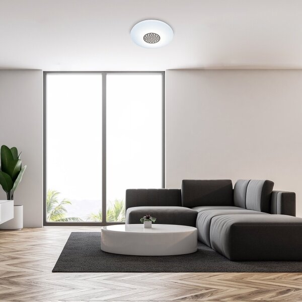 Plafonieră LED RGB dimabilă Rabalux 5364 OPHELIA LED/24W/230V Wi-Fi + telecomandă