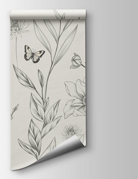 Fototapet Frumusețea naturii redată prin linii delicate, Fototapet natură, Fototapet populare, w08088 - Tapeko.ro