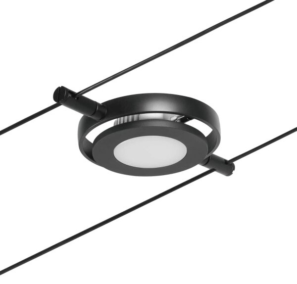 Paulmann 94418 - Set 5x LED/4,5W sistem complet cu cablu ROUNDMAC 230V negru