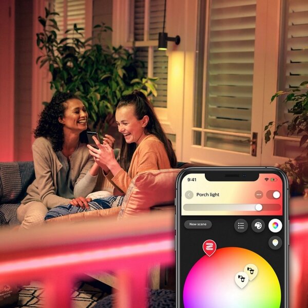 LED RGB Bandă Philips Hue Outdoor Strip LED/40W 5m IP67