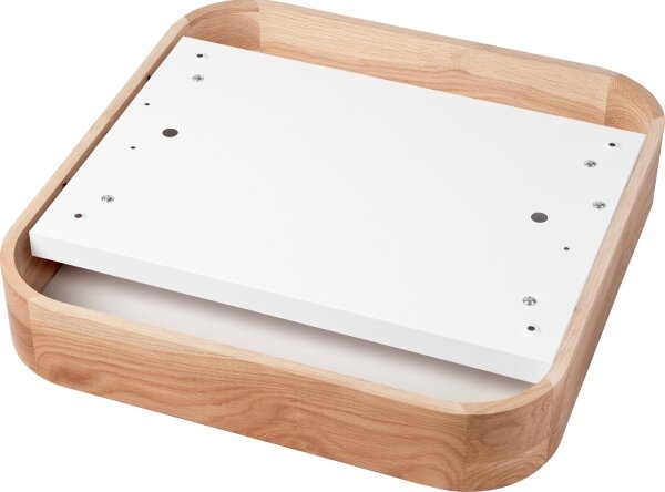 Plafonieră OAK SQUARE 4xE27/15W/230V 45x45 cm stejar