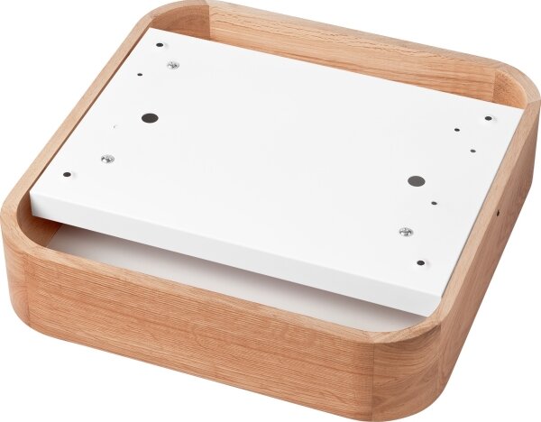 Plafonieră OAK SQUARE 2xE27/15W/230V 35x35 cm stejar