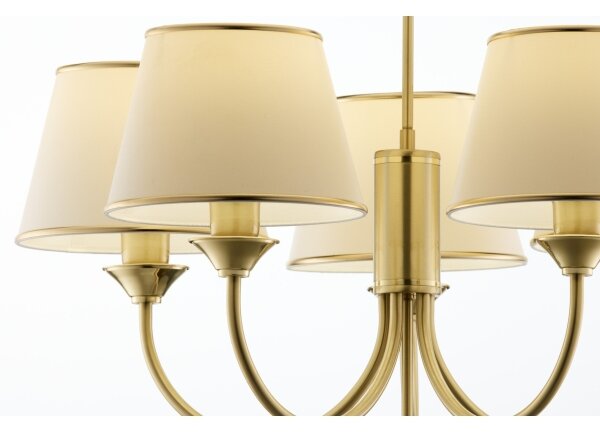 Jupiter 286 - CL 5 - Candelabru pe tijă CLASSIC 5xE27/60W/230V
