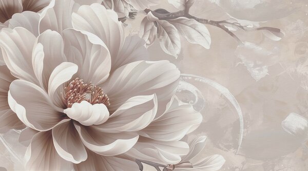 Fototapet Frumusețe florală delicată în nuanțe delicate, Fototapet natură, Fototapet populare, w08181v1 - Tapeko.ro