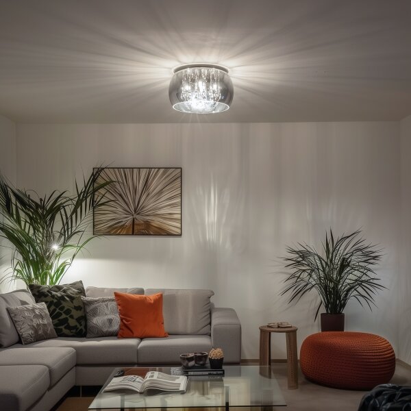 Brilagi - Plafonieră LED cu cristale JEWEL 5xG9/40W/230V