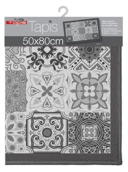 Covor gri lavabil 50x80 cm Persane – douceur d'intérieur