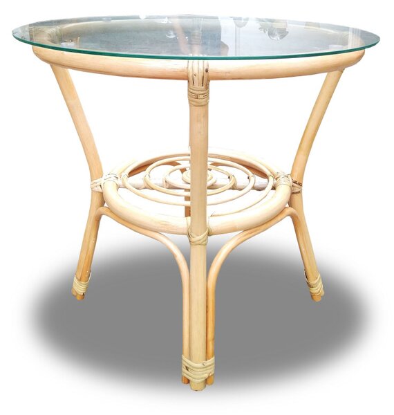 Set mobilier gradina, Bahama ratan natural, 4 piese, 4 locuri, culoare Choco Brown