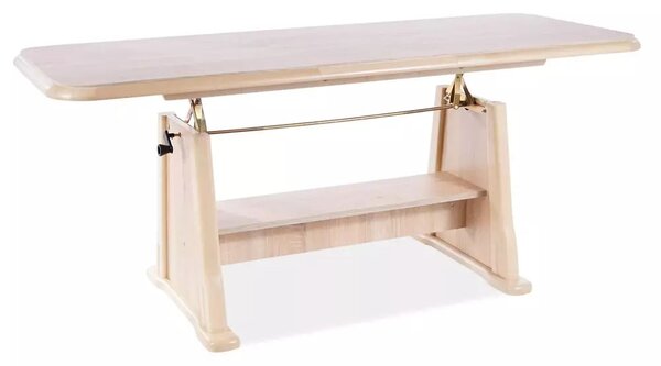 Masa extensibila BEATA, stejar sonoma, lemn de fag, 130/170x67x60/77 c