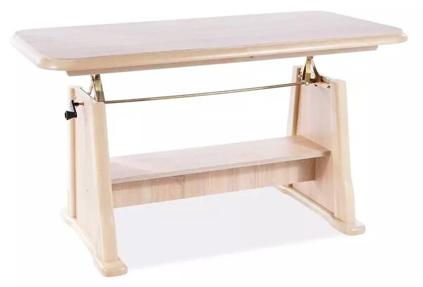 Masa extensibila BEATA, stejar sonoma, lemn de fag, 130/170x67x60/77 c