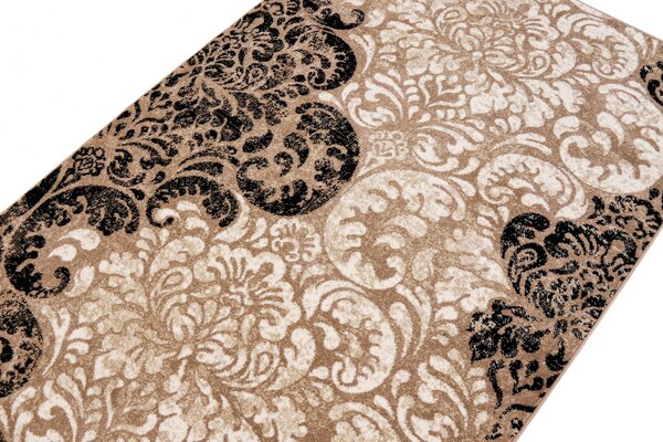 Covor Cappuccino 16116-13, Marime 160 x 230 cm, Crem, Maro, Inaltime Fir 7 mm, Antialergic, Polipropilena, Living, Dormitor, Sufragerie, Birou 160 x