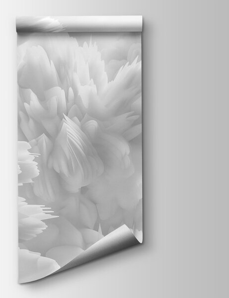 Fototapet Close up de obiecte albe pufos, Fototapet flori 3D, Fototapet populare, w01474 - Tapeko.ro