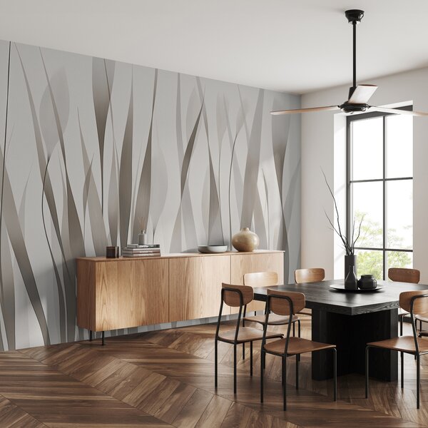 Tapet Frunze translucide în culori pastelate, Fototapet Modern, w01018v1 : Uwalls.ro