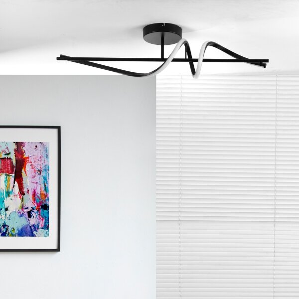 Aplică LED ONLI TWIST LED/25W/230V 4000K negru