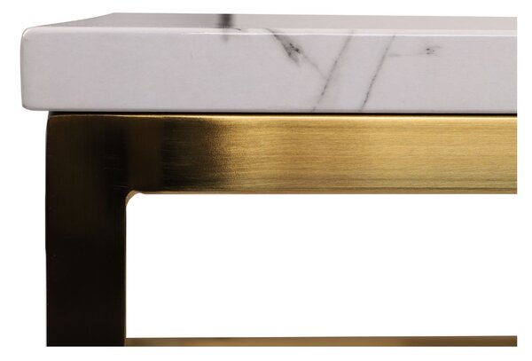 Măsuță de cafea Prado White/Gold