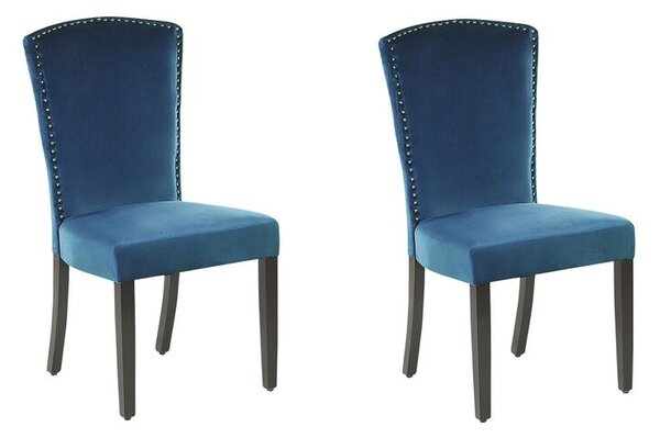 Set 2 buc. scaune sufragerie PASCO (albastru). Promo -21%