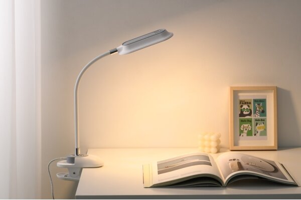 Immax 08997L - Lampă de birou LED+CCT reglabilă cu clemă CLIP 7,5W/230V albă