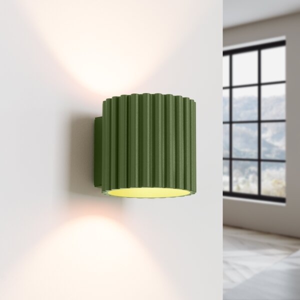 Sollux SL.1796 - Aplica de perete AURA 1xG9/10W/230V verde